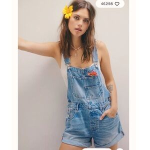 Free people ziggy shortalls size M